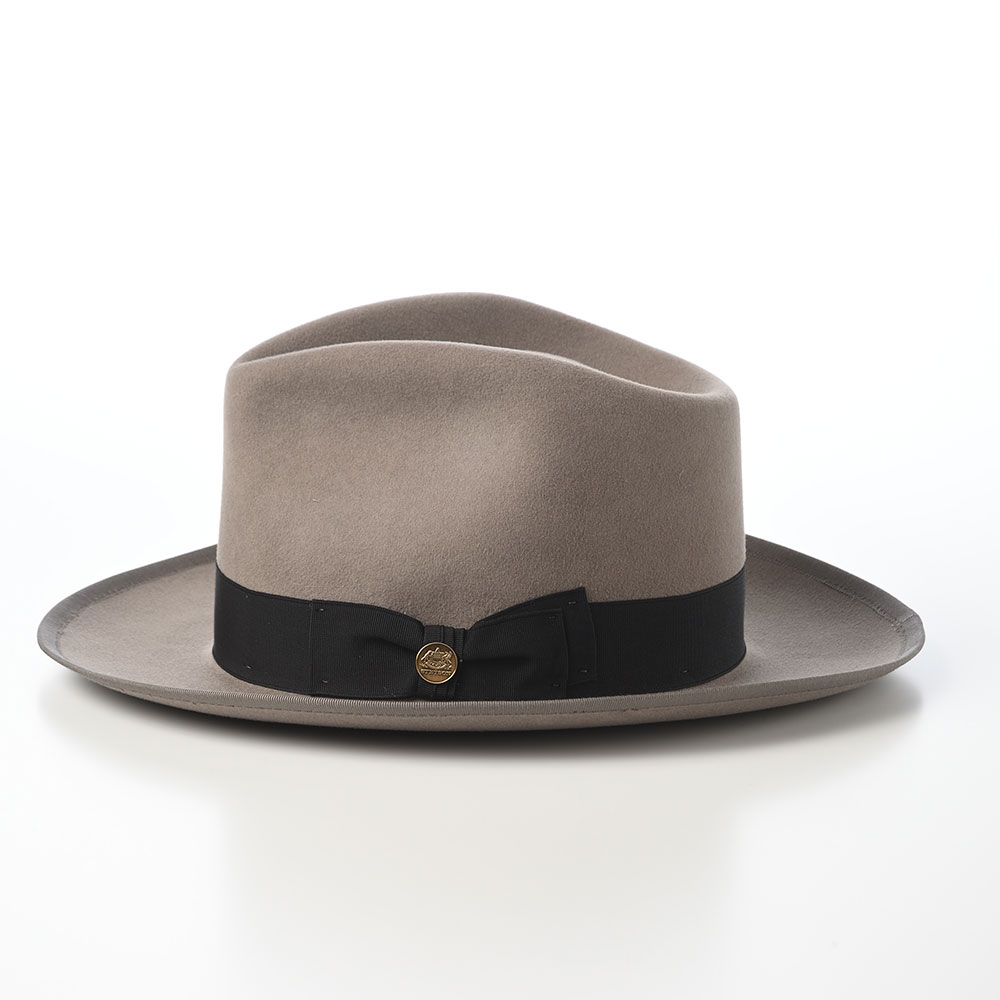 STETSON ステットソン 中折れハット 帽子 ブランド フェルトハット フェドラ メンズ レディース 紳士帽 秋 冬 大きいサイズ フォーマル おしゃれ 送料無料 アメリカ WHIPPET JP MEDALIST（ウィペット JP メダリスト） ST292US グレー 3