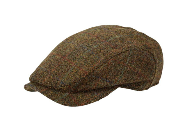 楽天帽子専門店 HATSHOP NISHIKAWAWigensヴィゲンズ Harris Tweed ハリスツィード メンズ ハンチング スエーデン 王室御用達 Ivy Contemporary Cap 55cm～61cm ブラウン茶系 正規品 インポート ウール 厚手 防寒 男性 紳士 帽子 30代 40代 50代 60代 70代 秋冬 W101023