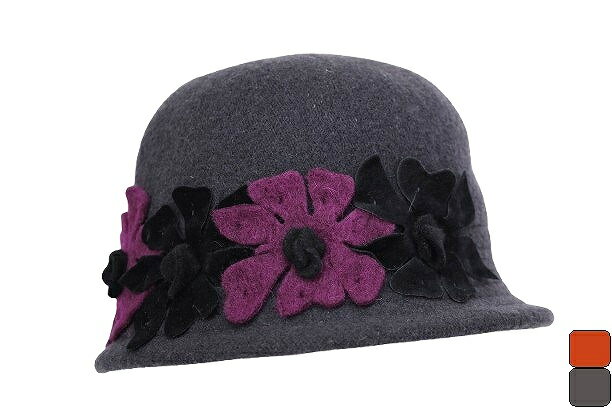 婦人 帽子 イタリア製 インポート Complitコンプリット レディース ハット ウール混 サーモ クロッシェ..