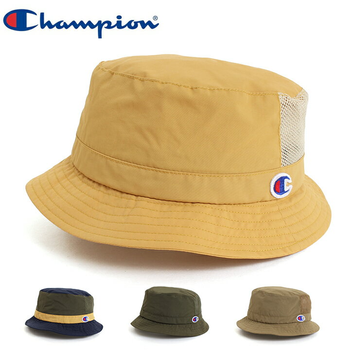 樂天商城 - Champion Kids チャンピオン キッズ メッシュバケットハット 151-0022 ハット 子供 帽子 スポーツ アウトドア ブランド キッズ 紫外線 UV ケア