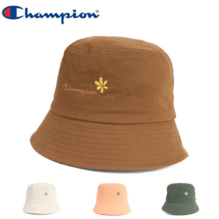 Champion チャンピオンツイルレトロフラワーバケット 187-0053 レディース メンズ ハット 帽子 バケットハット