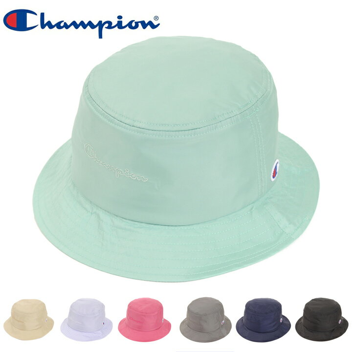 Champion チャンピオン タフタバケットハット 187-0231 Champion チャンピオン 帽子 キャップ ハット メンズ レディース スポーツ カジュアル