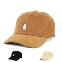 Miffy ミッフィ Miffy コーデュロイキャップ 361-1052 レディース ミッフィー Nijntje Pluis うさこちゃん DickBruna ハット キャップ 帽子 コーデュロイ レディース カジュアル