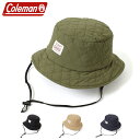Coleman コールマン キルティングバケットハット 387-4011 Coleman帽子 コールマン帽子 アウトドア 帽子 アウトドアブランド メンズ レディース
