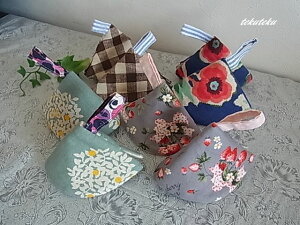 【tekuteku】ハンドメイド 鍋つかみ 2個組