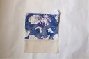 【lefua_hand made】現品限り! ハンドメイド コップ袋に最適!縦20×横17サイズ ユニコーン青