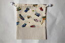 【lefua_hand made】現品限り! ハンドメイド コップ袋に最適!縦20×横17サイズ 働く車