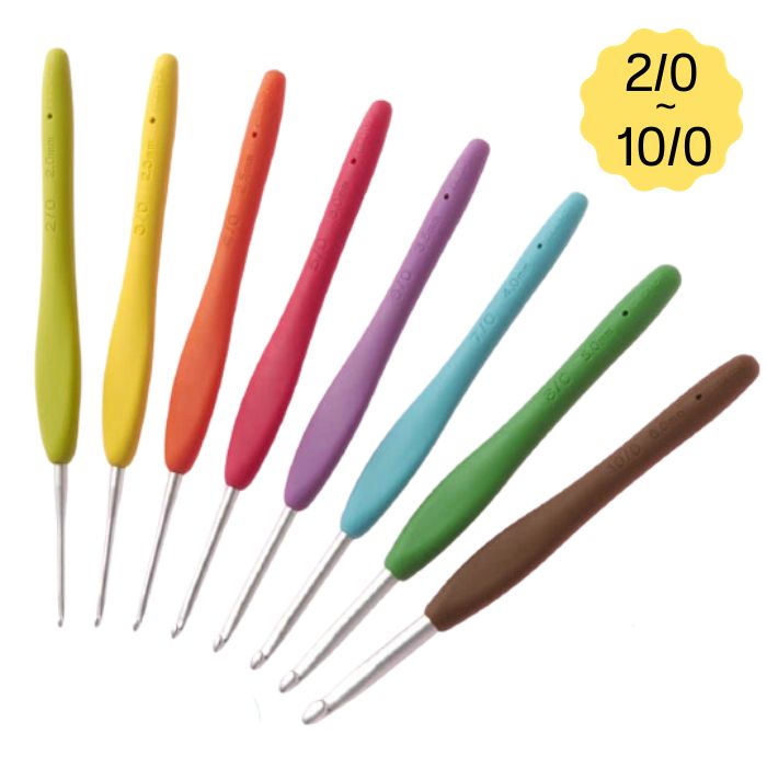 かぎ針 クロバー アミュレ ジャンボかぎ針 2/0～15mm セット販売も 編み針 編み物