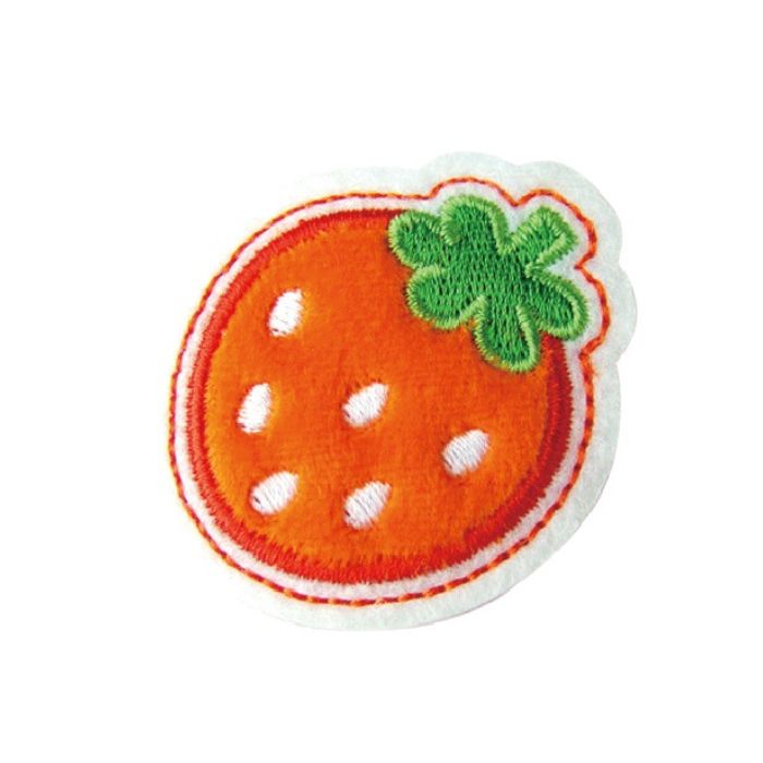 ふわふわワッペン いちご 同柄3袋セット ORG380-23183 パイオニア アイロン接着