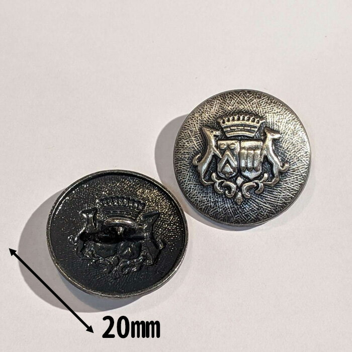 【訳あり】ブレザーボタン C 20mm 1個 在庫処分 ボタン