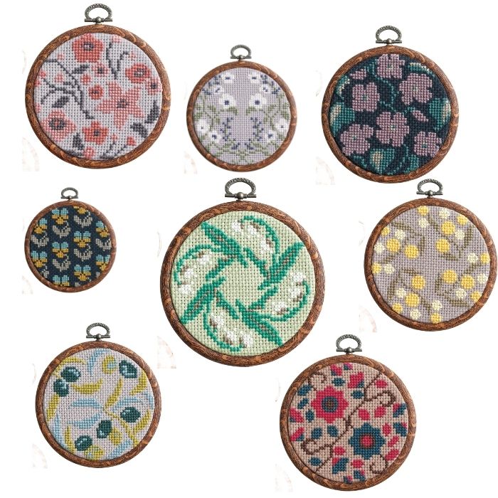 クロスステッチキット ＆Botanical アンドボタニカル 各種 おしゃれフープ付き オリムパス 初心者向け N