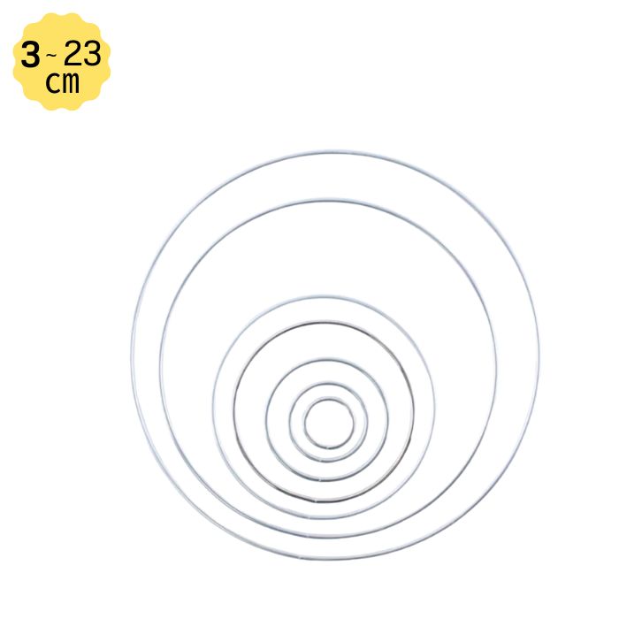 メタルリング 内径3cm 〜23cm メルヘンアート マクラメ