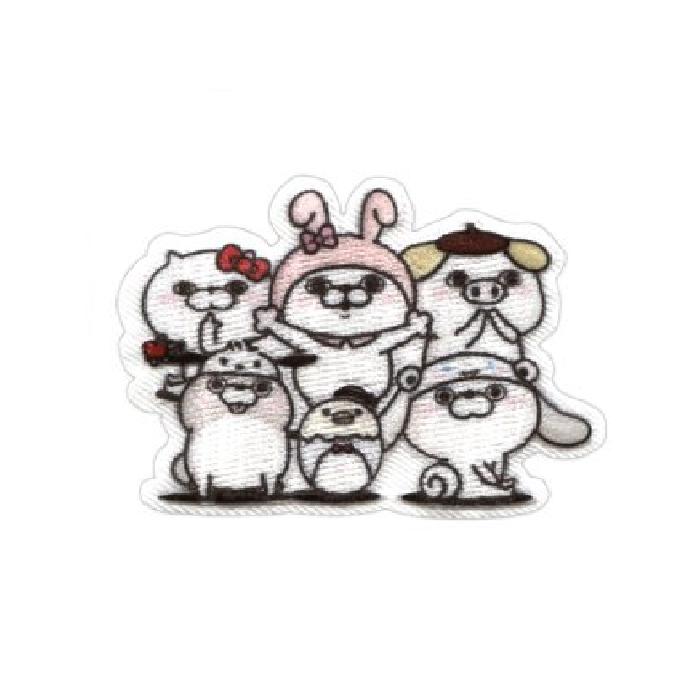 ワッペン サンリオ ヨッシースタンプ 同柄3袋セット パイオニア SCW600-SCW07 PIONEER シール・アイロン接着両用タイプ P