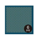 刺し子キット くぐり刺し 布パック 朝顔(藍) 3袋セット H-2046 オリムパス(3)