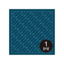 刺し子 花ふきん布パック 矢羽根(藍) 3袋セット 209 オリムパス 刺し順入り