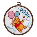 刺繍キット Disney Winnie the Pooh おしゃれフープ 空飛ぶプーさん 7161 オリムパス