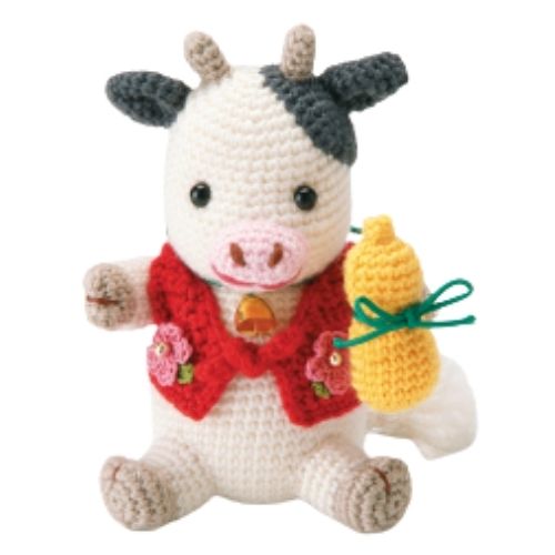 あみぐるみキット オリムパス 福村弘美のかわいいあみぐるみシリーズ ひょうたん牛 MK-88 ト送料無料C