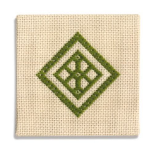 こぎんキット オリムパス スターターキット コースター(ベージュ) 緑 19 Olympus