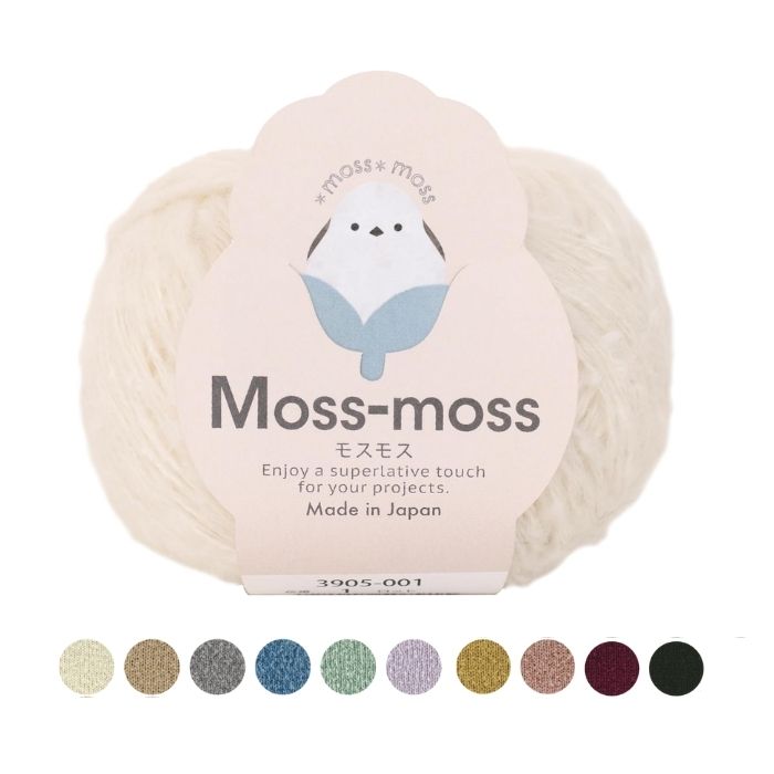 モスモス 並太 25g 約105m バラ1玉 または同色5玉1袋 Moss-moss ハマナカ 毛糸 メランジェ 2024秋冬新..
