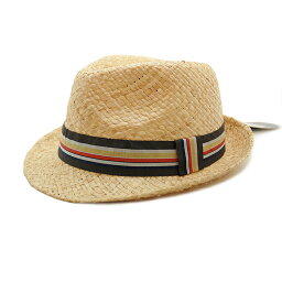 Henschel ヘンシェル ストローハット メンズ レディース ハット ラフィア STRAW HAT 中折れハット リボン 麦わら 春 夏 ナチュラル UVカット帽子 30代 オシャレ 中折れ帽子 中折れ帽 ギフト プレゼント