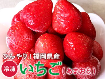 福岡県産冷凍いちご（あまおう）400g 無添加（ 冷凍 いちご イチゴ 苺 ジャム 手作り フルーツ 冷凍フルーツ 無添加 トースト )