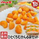 送料無料 ひとくちむかん 6袋セット