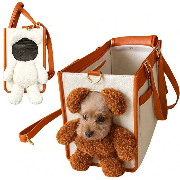 おでかけがもっと楽しくなる♪br>顔出しキャリーバッグ犬の顔だし窓からひょこっと覗けるとってもかわいいキャリーバッグです。・サイズ：S、M、L耐荷重量Sサイズ：3kg以内Mサイズ：3～4.5kg以内Lサイズ：4.5～7.5kg以内顔出し穴サイズSサイズ：直径約8cmMサイズ：穴直径約8.5cmLサイズ：直径約9cm・カラー：ブラウン、ホワイト・素材：キャンバス、合皮※ご利用のモニター環境により色みに差異が生じる場合がございます。【トラブル防止のため、ご注文前に必ずお読みください】・お客様のお使いのモニター発色によって実際の商品と色合いが異なる場合がございます。・税金の変動により、金額も変動することもございます。・下記の商品は、衛生商品のため返品交換不可です。下着、マスク、給水パック、サポーター、インソール等。サイズ交換の情報があっても衛生商品のため、不可となります。関連商品5、280円4、908円4、890円4、858円4、880円4、920円4、920円4、908円4、908円4、908円4、908円4、880円ブランド:TATOYA(登録番号：第6961907　出願番号：商願2025-017605)ブランド:TATOYA(登録番号：第6961907　出願番号：商願2025-017605)