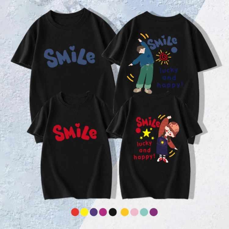 はっとふぃーのパパ 半袖 男の子 親子 姉妹 親子 キッズ 親子ペアルック 大人 ジュニア Tシャツ 恐竜 たこ 兄弟 女の子 息子 娘 Tシャツ お揃い ママ｜アングル2