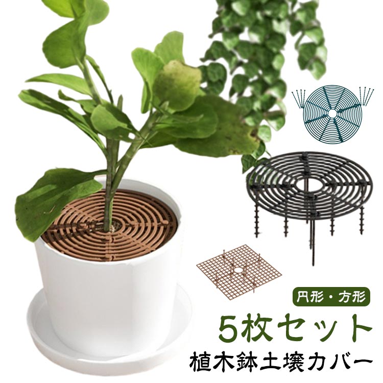 【5枚セット】【植木鉢土壌カバー】【円形・方形】赤ちゃんやペットが土に触れるのを防ぐ！植物を保護することができます！滑らかで錆びたり変形したりしにくい高品質のABS素材で作られています。それは接合することができ、非常に耐久性があり、長期間使用できます。ポットの表示に影響を与えることなく、ポットのサイズに合わせて美しくシンプルにカットできます。屋内、屋外、バルコニー、庭、パティオ、卓上鉢植えなどに適した、植木鉢に別の美しさを追加します。 サイズ 5枚セット サイズについての説明 S：直径19cm、M：直径30cm 素材 ABS 色 グリーン-円形S ホワイト-円形S コーヒー-円形S 黒-円形S ホワイト-円形M コーヒー-円形M 黒-円形M グリーン-円形M コーヒー-正方形M 黒-正方形M 備考 ●サイズ詳細等の測り方はスタッフ間で統一、徹底はしておりますが、実寸は商品によって若干の誤差(1cm～3cm )がある場合がございますので、予めご了承ください。 ●製造ロットにより、細部形状の違いや、同色でも色味に多少の誤差が生じます。 ●パッケージは改良のため予告なく仕様を変更する場合があります。 ▼商品の色は、撮影時の光や、お客様のモニターの色具合などにより、実際の商品と異なる場合がございます。あらかじめ、ご了承ください。 ▼生地の特性上、やや匂いが強く感じられるものもございます。数日のご使用や陰干しなどで気になる匂いはほとんど感じられなくなります。 ▼同じ商品でも生産時期により形やサイズ、カラーに多少の誤差が生じる場合もございます。 ▼他店舗でも在庫を共有して販売をしている為、受注後欠品となる場合もございます。予め、ご了承お願い申し上げます。 ▼出荷前に全て検品を行っておりますが、万が一商品に不具合があった場合は、お問い合わせフォームまたはメールよりご連絡頂けます様お願い申し上げます。速やかに対応致しますのでご安心ください。