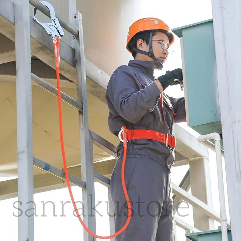 【送料無料】ストラップ付き安全ベルト 高所作業用 工事?建設作業用 安全ハーネス ...