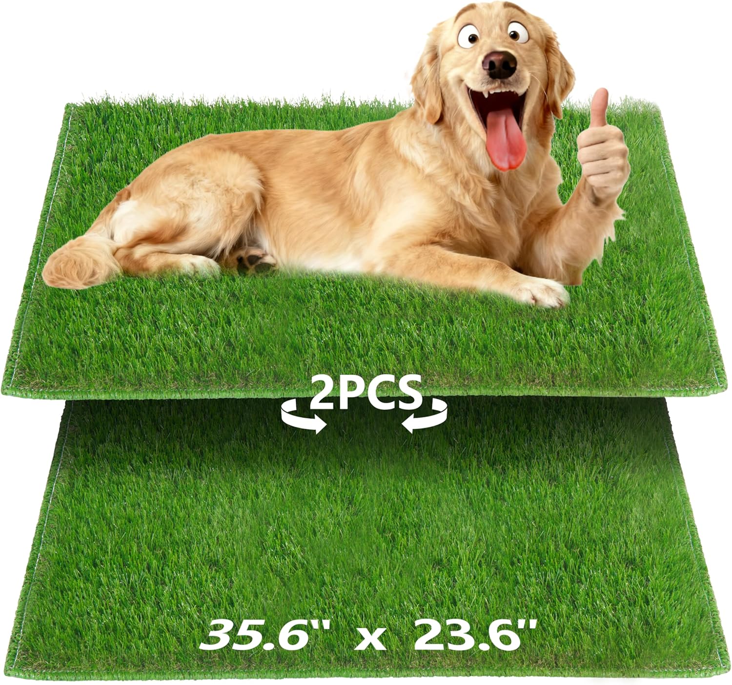 犬用トイレトレーニングマットシミュレーション芝生洗えるペット用尿マットエコフレンドリーノンスリップ