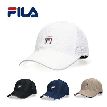 FILA フィラ 帽子 キャップ メッシュ 吸湿速乾 日除け 熱中症対策 メンズ レディース 男女兼用 スポーツ 自転車 ランニング 走る FLM ADLITEMESH CAP ゴルフ