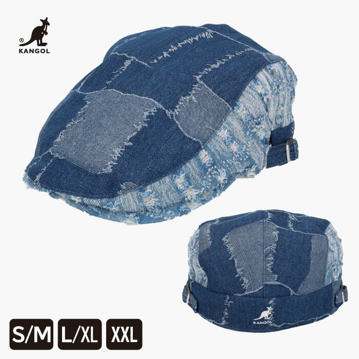 カンゴール 【5/23～5/31 迄 クーポン利用で 5%OFF】カンゴール デニム マッシュアップ ハンチング DENIM MASHUP HUNTING KANGOL 帽子 メンズ ユニセックス サイズ展開 大きい 小さい ブランド ゴルフ ギフト プレゼント