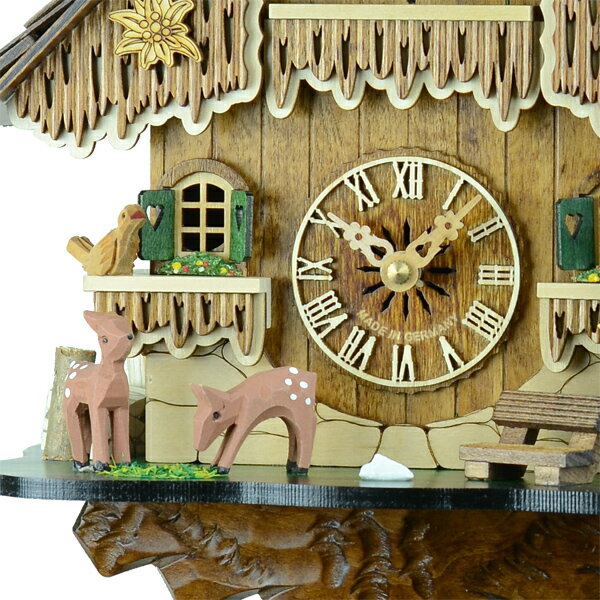 【国内正規品】鳩時計 壁掛け時計 ハト時計 はと時計 ポッポ時計 バンビの山小屋 431QM 10P09Jul16 [2]