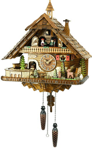 【国内正規品】鳩時計 汽車ぽっぽからくり バンビの山小屋45110QMT 【国内正規品】鳩時計 汽車ぽっぽからくり バンビの山小屋45110QMT