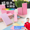 本日限りセール☆\クーポンで最安338円/スポンジ 12層式超吸水 【カリスマ清掃員監修】 はがせる超吸水 レインボークリーンパッド PVAスポンジ 掃除 キッ...