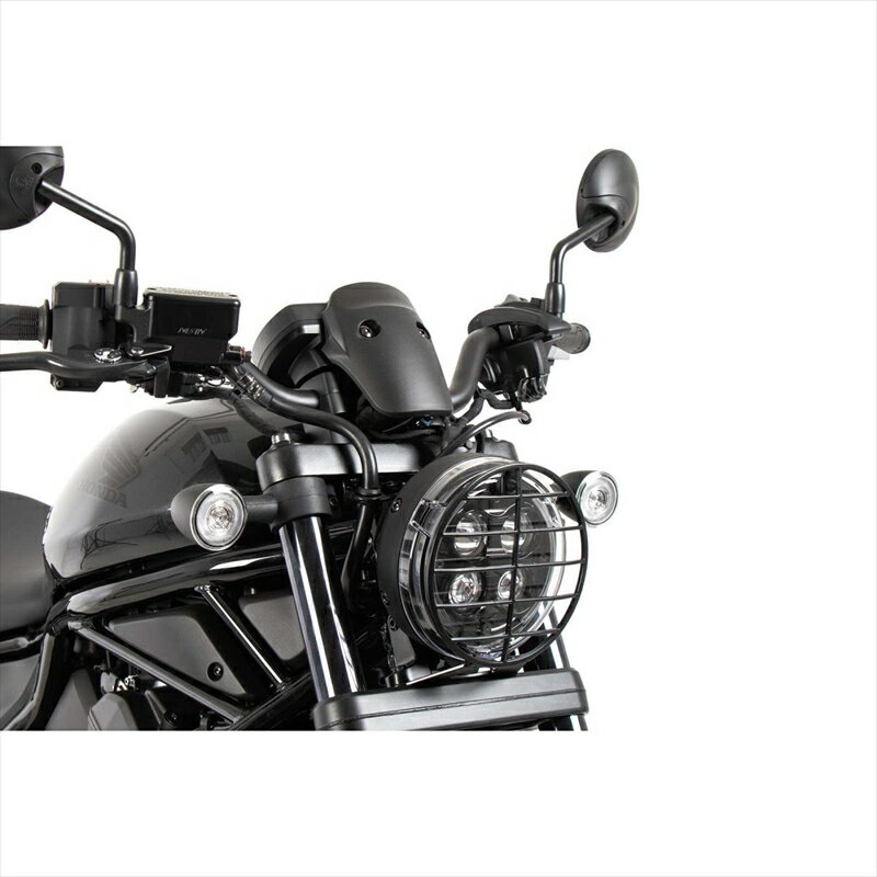 バイクパーツHEPCO&BECKER(ヘプコアンドベッカー) ヘッドライトグリル ブラック 7009525 00 0145502556..