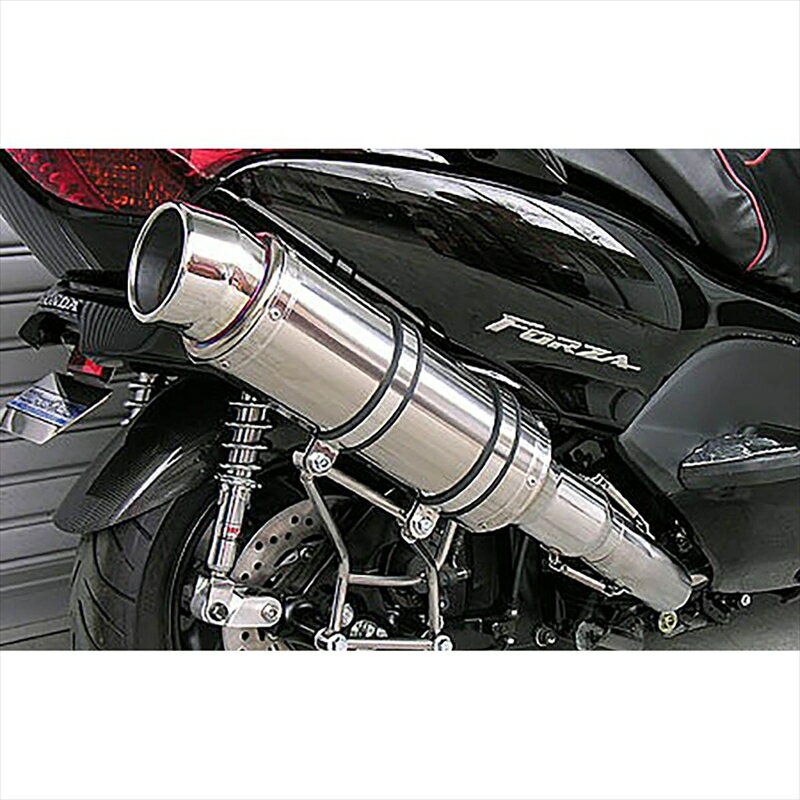 バイクパーツ マフラーウイルズウィン ビーストマフラー タイプS/POL222-11-11 4547424346629FORZA(MF08)