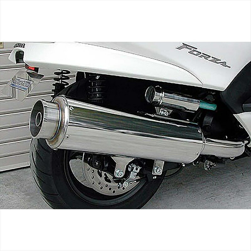 バイクパーツ マフラーウイルズウィン ビッグバズーカーマフラー222-01-01 4547424376251FORZA(MF08)