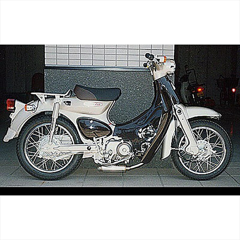 バイクパーツ マフラーウイルズウィン ロッドダウンショートタイプマフラー722-56-01 4547424866349カブ50 キャブ車