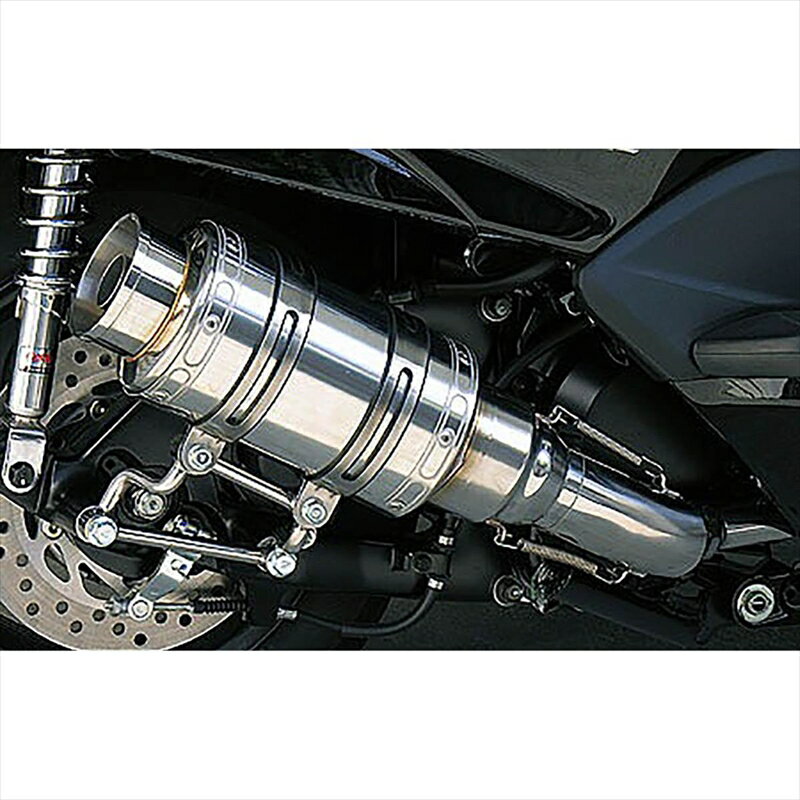 バイクパーツ マフラーウイルズウィン アトミックショートマフラー/バズーカー222-12-02 4547567450269FORZA(MF08)
