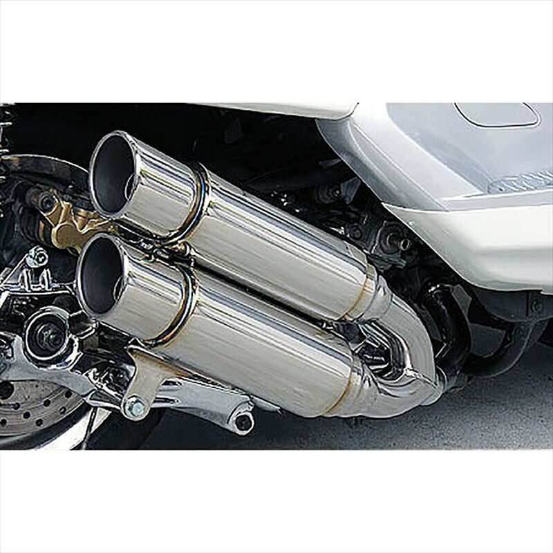 バイクパーツ マフラーウイルズウィン アトミックツインマフラー/ポッパー112-13-03 4547567450801MAJESTY250(5GM/SJ)
