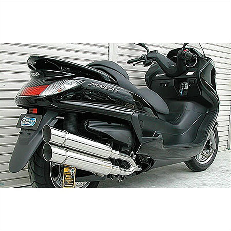バイクパーツ マフラーウイルズウィン スタイリッシュツインマフラー/ポッパー132-14-03 4547567451426GRANDMAJESTY400