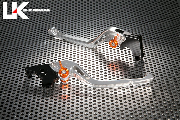 バイクパーツU-KANAYA(ユーカナヤ) レバーセット GPタイプ/ロング SV/OR HO078-042-05034549950948032モンキー125 18- JB02/JB03/JB05
