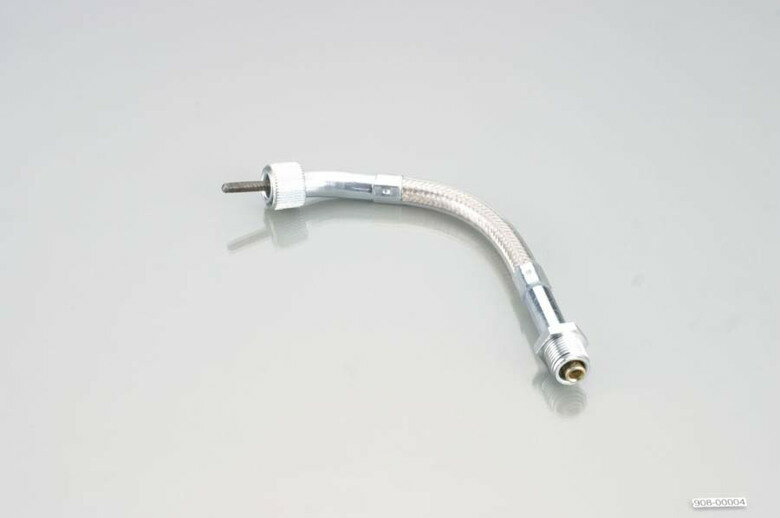 【5日前後で発送】 バイク用品 ハンドルKITACO キタコ メーターケーブルジョイント ステンメッシュ 150mm 30°0900-908-00004 499...