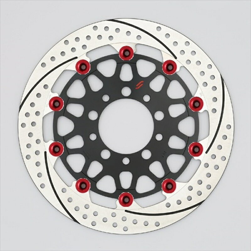 プレミアムR スリット＆ホール R ZRX1200DAEG φ310 ピン:レッドEM207WR-RD 4589719011744取寄品