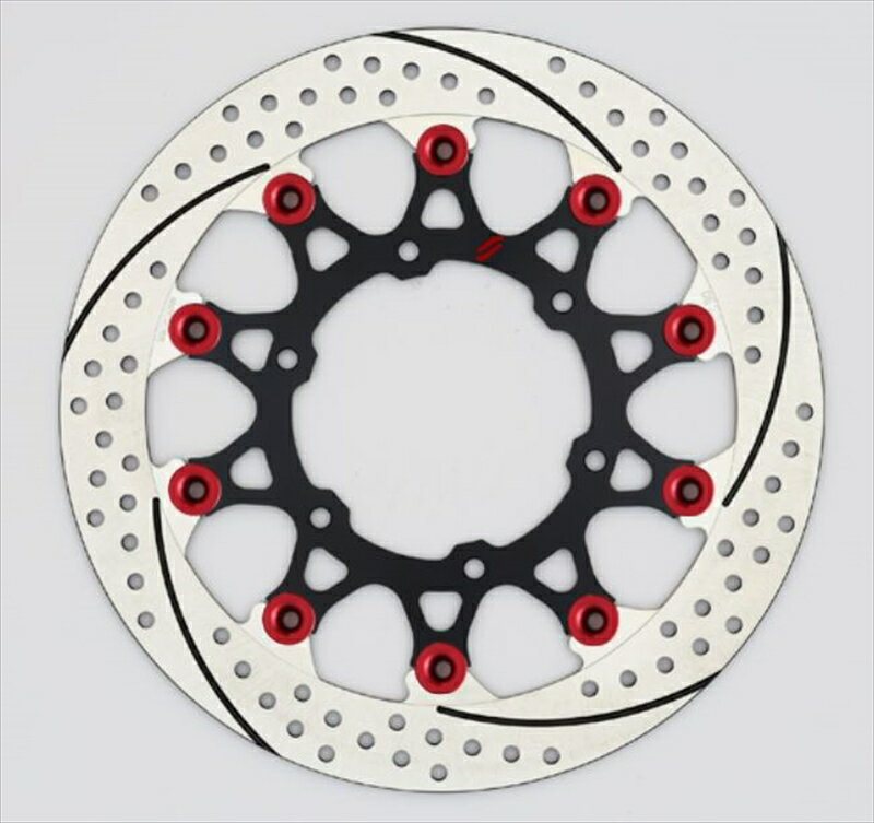 プレミアムR スリット＆ホール R R1200GS(水冷 φ305ピン:レッドEL702FR-RD 4589719014776取寄品