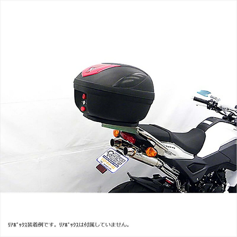 バイクパーツウイルズウィン WirusWin リアBOX用ベースBK付タンデムバー ドラッグスター250 4550255640514