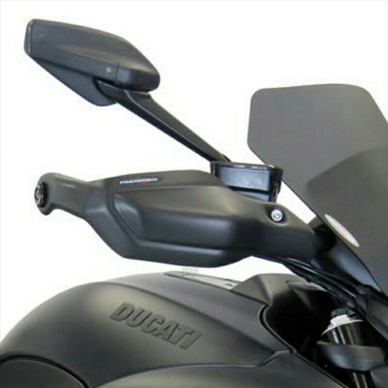 バイク用品 ハンドルパワーブロンズ ハンドガードキット マットブラック DUCATI DIAVEL380-D101-070 4550255650872取寄品