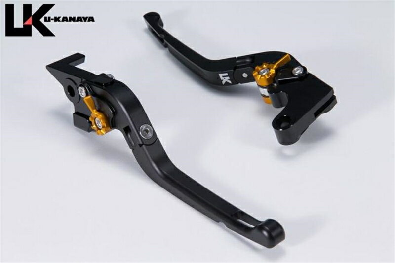 バイクパーツ ハンドルユーカナヤ レバーセット Rタイプ BK/SV TR010-016-0711 4550255655273(ツヤケシ)SPEEDTRIPLE 08-10